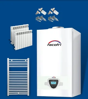 Chaudiere+2 Radiateur 8l+Seche Linge+2 Robinet