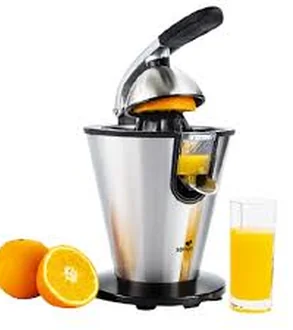 Presse Agrumes en Inox, moteur 180W, avec bras levier