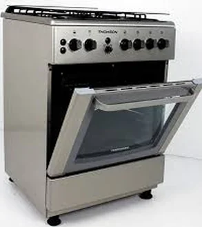 Cuisinière 60*60 gaz -gaz/ventilé / Catalyseur /inox.