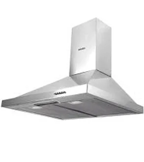 HOTTE PYRAMIDE MAXWELL 60CM/FILTRE À CHARBON/INOX