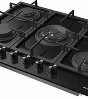 Table cuisson gaz - Verre 5f N